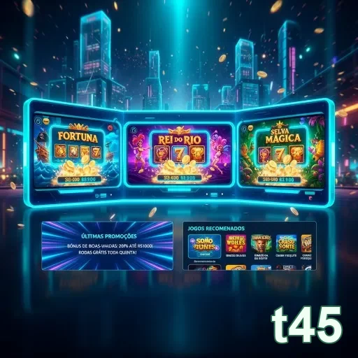 Ilustração de Descubra a experiência premium do cassino t45