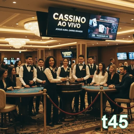 Ilustração de Descubra a experiência premium do cassino t45