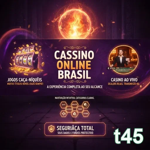Ilustração de Explore os Melhores Slots e Jogos VIP na t45